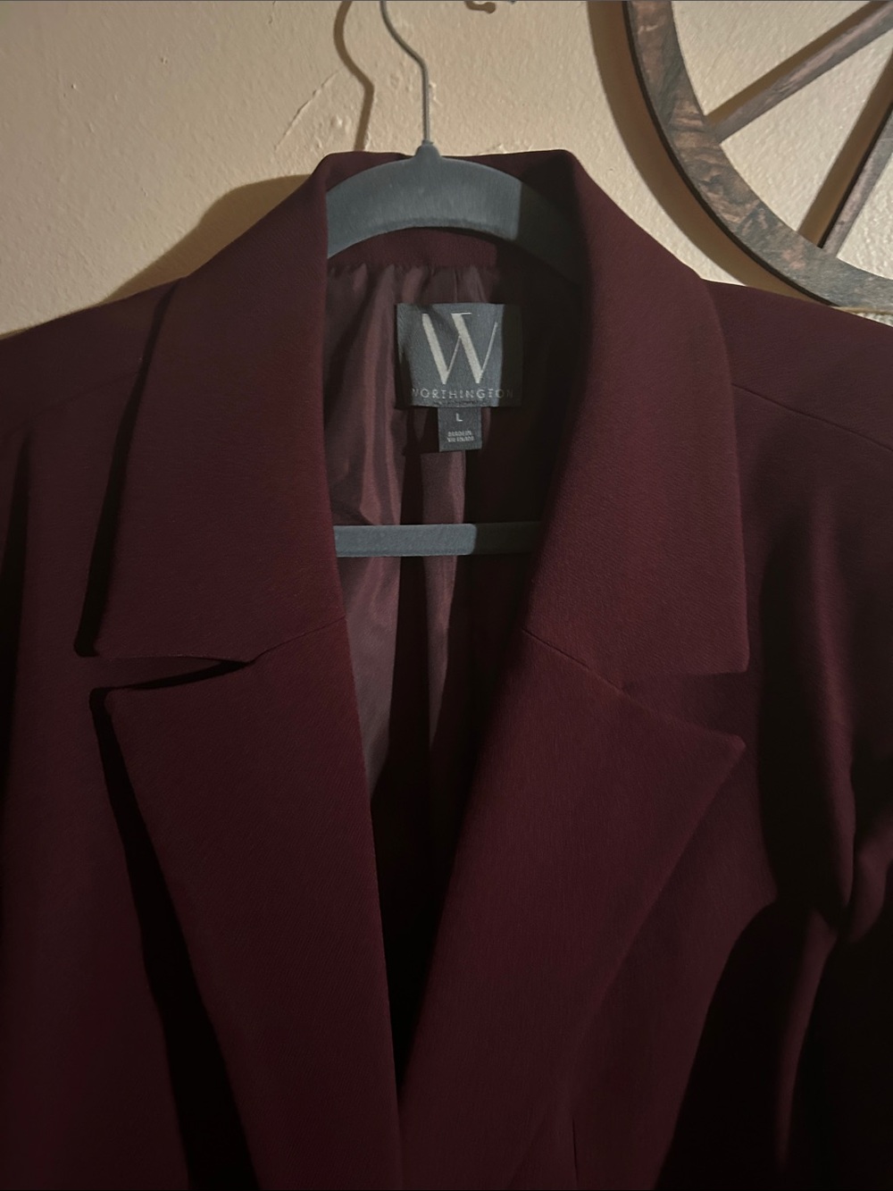 Worthington Deep Burgundy Women's Blazer